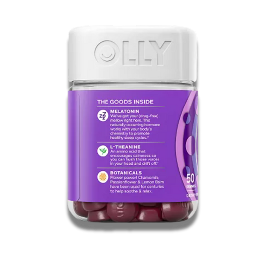 OLLY SLEEP MELATONINA, L-THEANINA & BONICALS